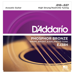D'Addario EJ38H Set High Strung/nash Tune .010 - .027