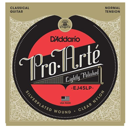 D'Addario EJ45LP Set Pro Arte Polished Composites - Clear Nylon