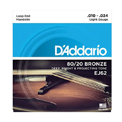 D'Addario EJ62 Set Mandolin 80/20 Bronze