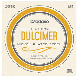 D'Addario EJ64 Loop End Nickel 12-22  Dulcimer 4 Strings