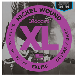 D'Addario EXL156 Set Xl Guitar /bass Set (fb V1)