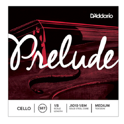 D'Addario J1010 18M Cello String Set 1/8 Scale Length Medium Tension