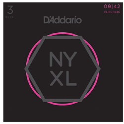 D'Addario NYXL0942 NYXL Electric Guitar Strings - Super Light 09-42
