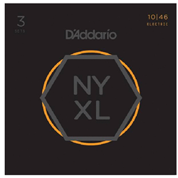 D'Addario NYXL1046 NYXL Electric Guitar Set Reg Light 10-46