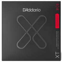 D'Addario XTAPB1356 Xt Phosphor Bronze Acoustic Guitar Medium Coated 13-56