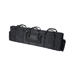 Levys EM507DX Polyester keyboard bag with 1" foam padding, headliner lining with music rest pocket, multiple padde