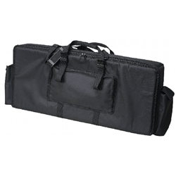 Levys EM527DX Polyester keyboard bag with 1" foam padding, headliner lining with music rest pocket, multiple padde