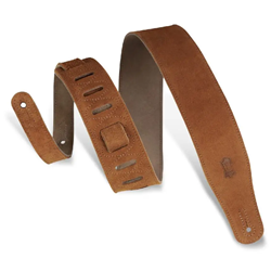 Levys MS26-HNY 2 1/2" suede guitar strap with suede backing. Adjustable from 38" to 51". Also available in extra lo
