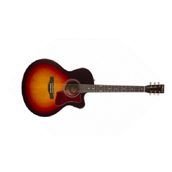 Norman 048571 B18 CW Protege Series Mini Jumbo Acoustic-electric Guitar - Cherryburst