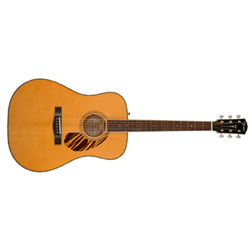 Fender 0970310321 PD-220E Drednought Acoustic-Electric Guitar - Natural w/ Hardshell Case