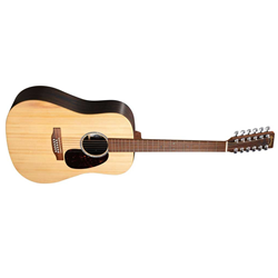Martin 11DX2EBRAZ12STRING D-X2E 12 String Braz Acoustic Guitar w/ Gig Bag
