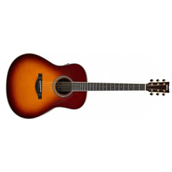 Yamaha LL-TA BS Transacoustic Original Jumbo Guitar - Brown Sunburst w/ Softshell Case