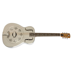 Epiphone MDHDMRMECH Dobro Hound Dog M-14 Metal Body Round Neck Resonator Acoustic guitar - Nickel Plating