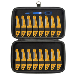 Music Nomad NUT-FILE-16PC-SET 16pc Guitar Nut File Set W/case & Cleaning Brush
