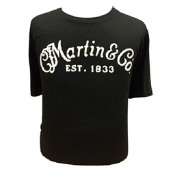 18CM0109L Martin Logo T-Shirt - Black - Large