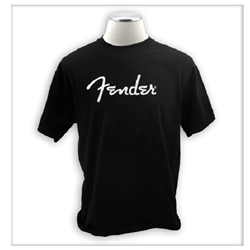 Fender 9101000406 Spaghetti Logo - T-Shirt - Black - M