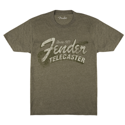 Fender 9101291497 1951 Telecaster - T-shirt - Military Green - M