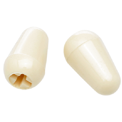 Fender 0994938000 Stratocaster Switch Tips - Aged White (2pk)