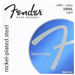 Fender 2255L Nickel Plated Steel Banjo 0095-.020w Light