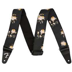 Fender 0990638006 Floral Strap - Black
