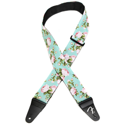 Fender 0990638049 Floral Strap - Surf Green
