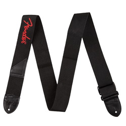 0990662015 2" Black Poly Strap - Red Fender