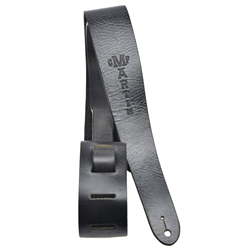 Martin 18A0064 Vintage Style Gutar Strap - Black on Black