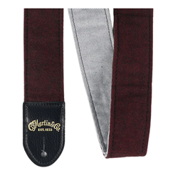 Martin 18A0149 Sea Wool Burgandy Tweed Strap
