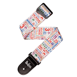 D'Addario 50BTL14 Beatles 1964 Ticket Color Strap