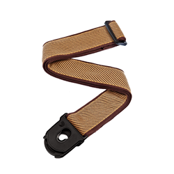 D'Addario 50PLB06 Planet Lock Guitar Strap - Tweed