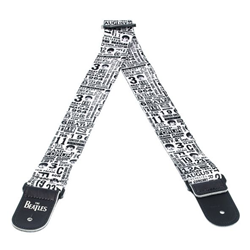 D'Addario 50BTL13 The Beatles 1964 Tour Ticket Stub Printed Poly Guitar Strap