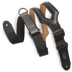 Levys MRHSS-BLK 3" Wide 'Right Height' Guitar Strap