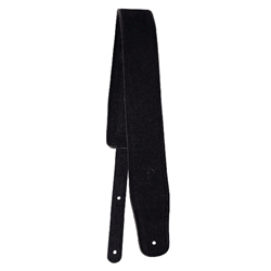 Perris P30PIP-7165 @3" Black Pipped Microfibre Guitar Strap