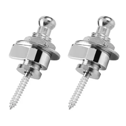 Voyageur VL202-NIC Pair of Strap Locks - Nickel  (schaller Style)