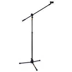 Hercules MS632BPLUS Ez Grip Height Adjustment Tripod Mic Stand With Boom Arm