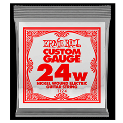 Ernie Ball 1124EB .024w Nickel Wound Single String