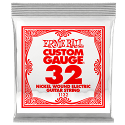 Ernie Ball 1132 .032w Nickel Wound Single String