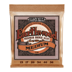 Ernie Ball 2144EB Earthwood Medium Phosphor Bronze Acoustic Guitar Strings