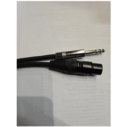 BRTB ATRSM-F-3 Artist Series TRS 1/4" Male to XLR Female Balanced Cable - 3 ft