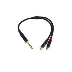 Link Audio LP30Y Premium 1/4 Trs-M To 2 X Rca Female Y-Cable