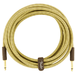 Fender 0990820084 Deluxe Series Instrument Cable 15 ft - Tweed