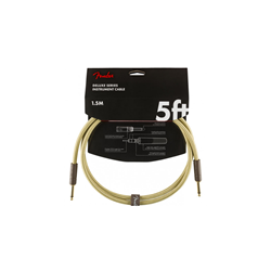 Fender 0990820094 Deluxe Series Instrument Cable 5 ft - Tweed