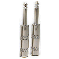 BRTB 451055P Pair of TS 1/4" Instrument Cable Ends
