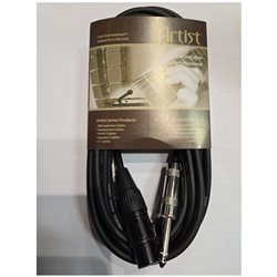 BRTB AHM-F-20 Artist Series TS 1/4" Male to XLR Female Unbalanced Cable - 20 ft