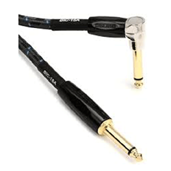 Boss BIC-15A 15ft / 4.5m Instrument Cable, Angled/straight 1/4" Jack