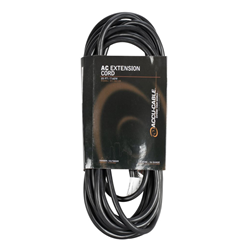 American DJ EC163-25 25' 16/3 Black Ac Cable With Single Tap