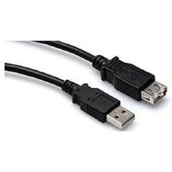 Hosa USB-205AF Usb 2.0 (m) - (f) Extension - 5ft.