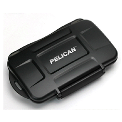Pelican 0910-010-110 Memory Card Case - Black/clear