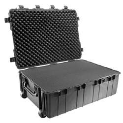 Pelican 1730-000-110 Wl/wf Black Transport Case With Foam And Wheels