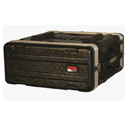 Gator GR4L 4U Molded Polyethylene Rack Case Locking - 19-Inch Deep
